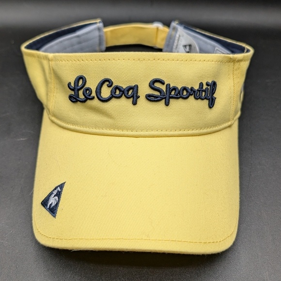 Yellow Le Coq Sportif Visor Embroidered "Good", Golf - Picture 2 of 10